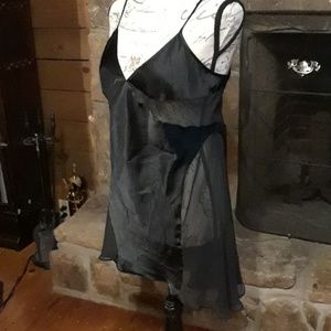 Victoria's Secret sheer black gown